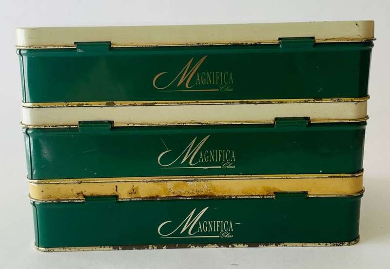 Alitalia - First Class / Magnifica Class - Travellers amenities Tin (Lot of 3)