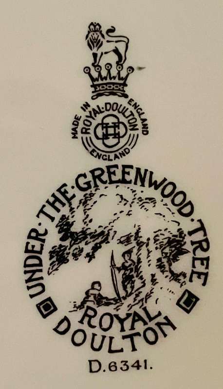 Royal Doulton - Serving Plate - Under the Greenwood Tree - Pattern D6341.