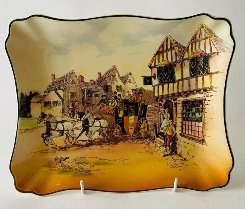 Royal Daulton - Old English coaching scenes - D6393