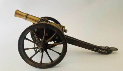 Miniature Brass Cannon