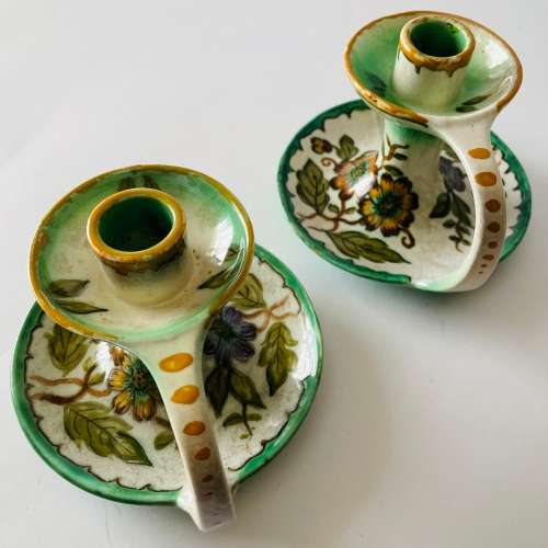 Pair Of Gouda Candlesticks (polo)
