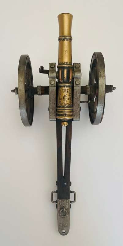 Miniature Brass Cannon