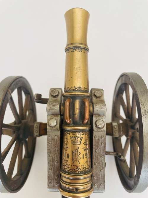 Miniature Brass Cannon
