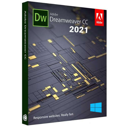 Adobe Dreamweaver 2021 For Windows (Once-time purchase)