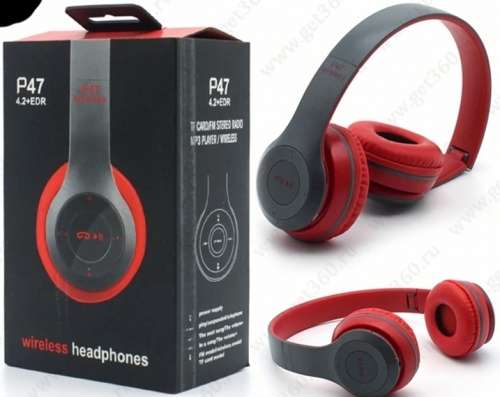 P47 Wireless headphones - Red