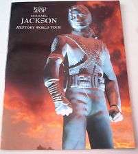 MICHAEL JACKSON HIStory WORLD TOUR PROGRAMME