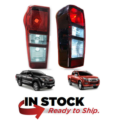 Left Non LED Tail Light Brake Lamp Red Shell with Bulb for Isuzu Dmax : Perfect Timing
