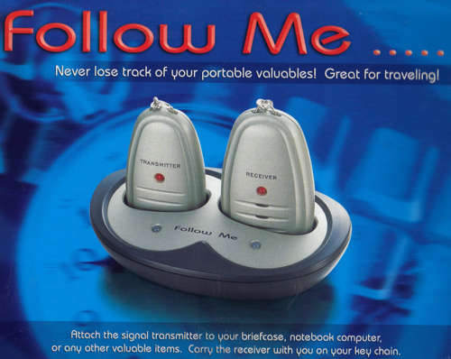 Follow Me Tracker - Never Lose track of your valuables again - Great for KIDS too !