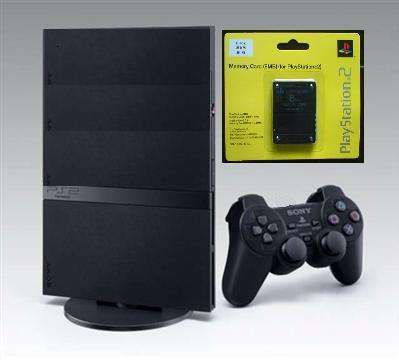 PS2 Slimline in ULTIMATE PACKAGE with 2 FREE GAMES