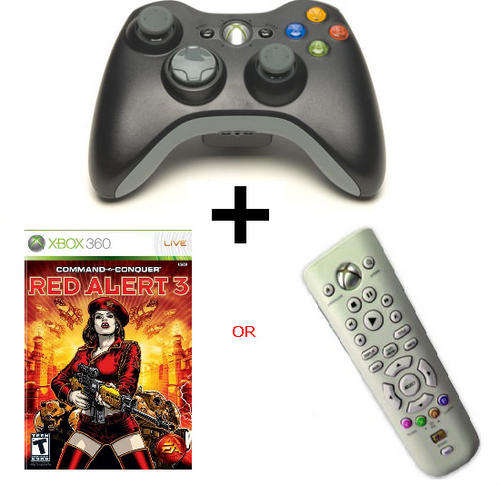XBOX 360 ELITE Wireless Controller + GAME or REMOTE CONTROL - FREE POSTAGE