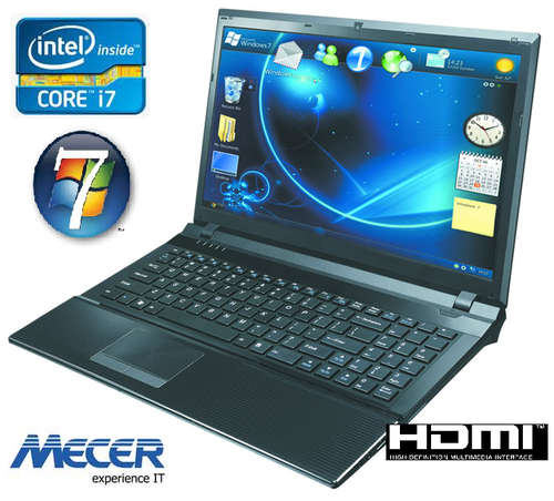 Mecer - Intel 2nd Gen Core i7 - 2630QM 2.9Ghz- 4GB RAM- 500GB- 15.6" -Win 7- HDMI- FREE DELIVERY