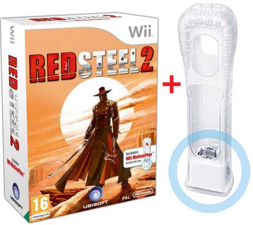 CoMbO DeAl - RED STEEL 2 + Original Wii Motion Plus - Brand New - (Wii)