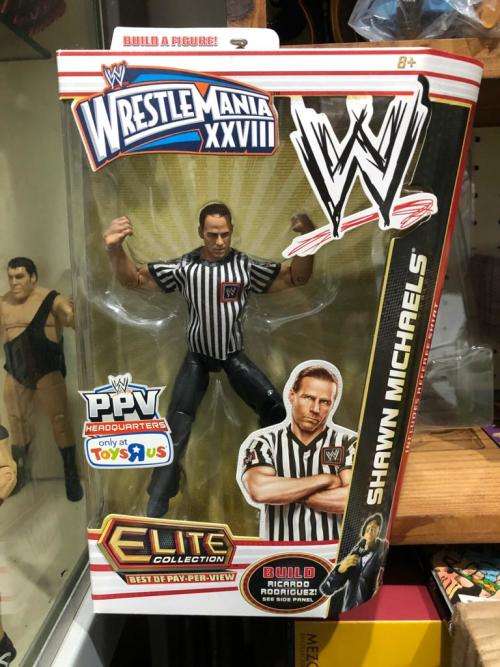 Action figure WWE Elite Mattel DX HBK Shawn Michaels referee figures 6"