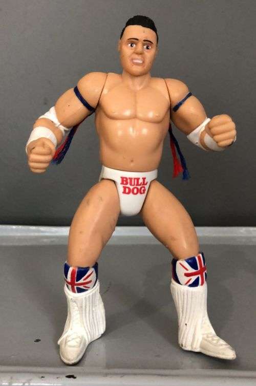1996 WWF JAKKS Action figure WWE Elite British Bull Dog