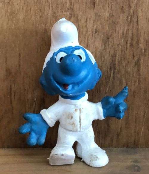 Vintage Smurf Peyo Made In W.Germany Smurfs Baby