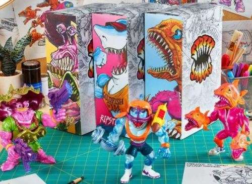 Mattel Creations Street Sharks 7` Action Figure Limited Edition Clambo