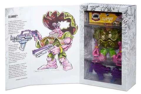 Mattel Creations Street Sharks 7` Action Figure Limited Edition Clambo