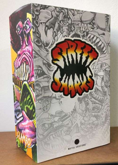 Mattel Creations Street Sharks 7` Action Figure Limited Edition Clambo