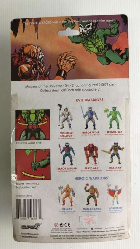 Terror Bat Super 7 He-man Masters Of The Universe Classics Motuc heman vintage Filmation