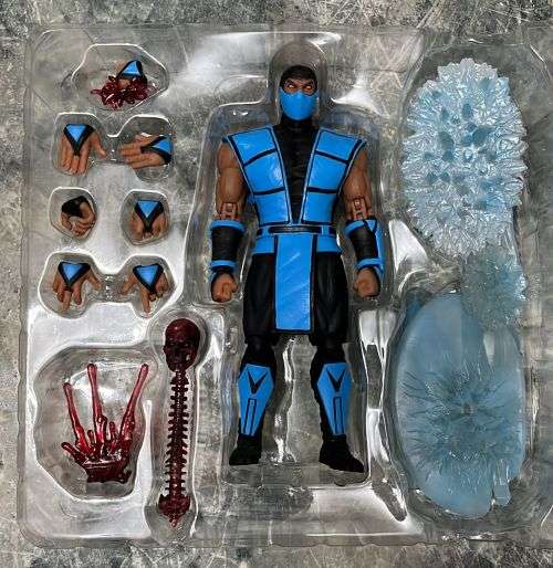 Sub-Zero Action figure Mortal Kombat Storm Collectables 6` inch