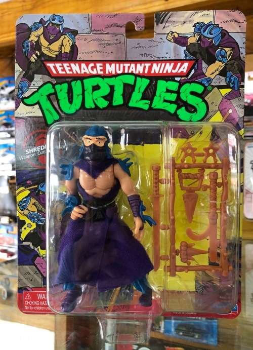 TMNT CLASSIC shredder BASIC Teenage mutant ninja turtles vintage Playmates action figure retro