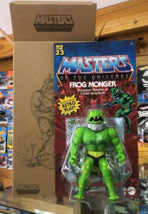 Mattel Creations Frog monger Heman Origins Vintage Masters Of The Universe Motuc He-man motu