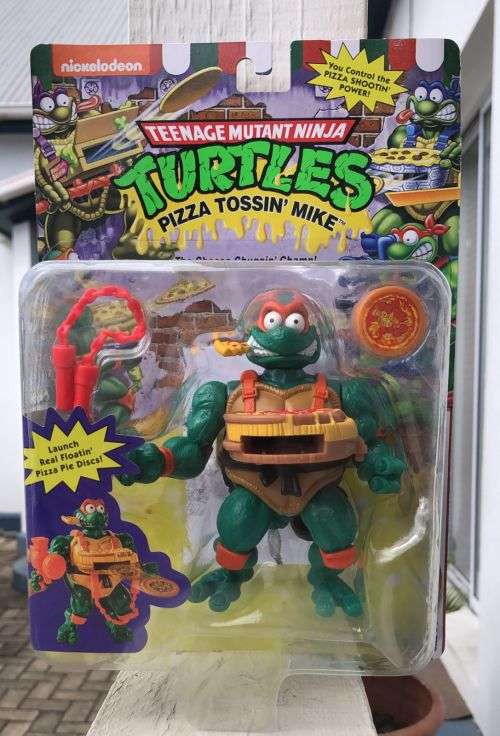 Mike Pizza Tossin TMNT CLASSIC Teenage mutant ninja turtles vintage Playmates action figure