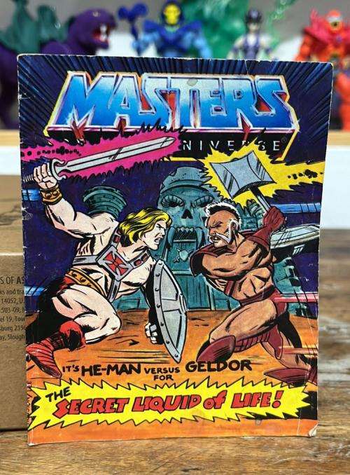 1983 Mini Comic The Secret Liquid Of Life of He-Man-Masters of the Universe (MOTU)
