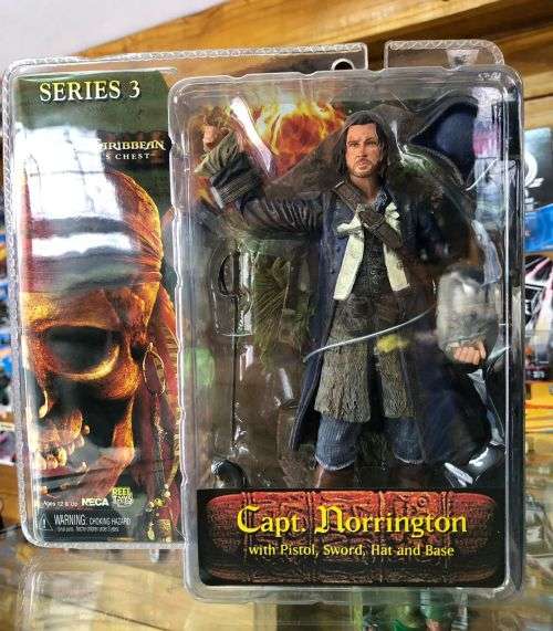 NECA Series 3 Pirates Of The Caribbean Dead Man`s Chest Captain Norrington Action Figure