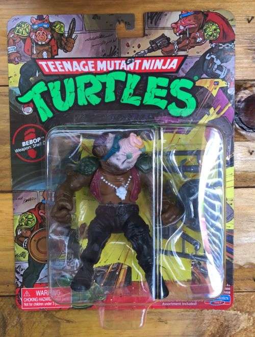 TMNT CLASSIC Bebop BASIC Teenage mutant ninja turtles vintage Playmates action figure retro
