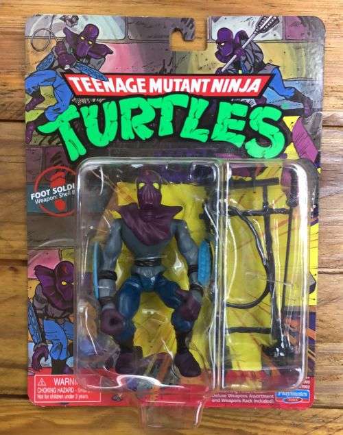 TMNT CLASSIC Foot Soldier BASIC Teenage mutant ninja turtles vintage Playmates action figure retro