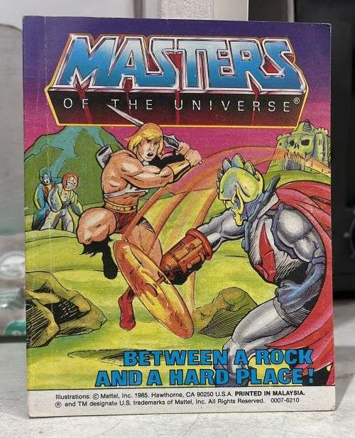 1985 Mini Comic Between a Rock and a hard place vintage He-Man-Masters of the Universe (MOTU) heman