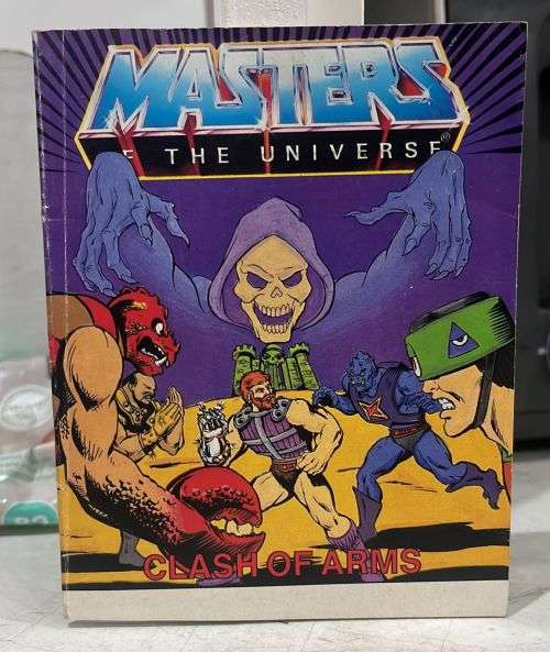 Mini Comic Clash of arms vintage He-Man-Masters of the Universe (MOTU) heman