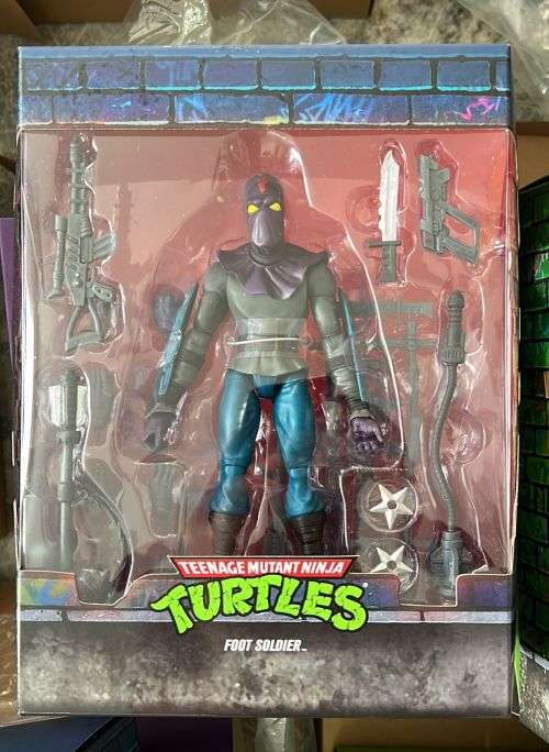 Foot soldier TMNT Teenage mutant ninja turtles vintage Style Super 7 Ultimates Action Figure