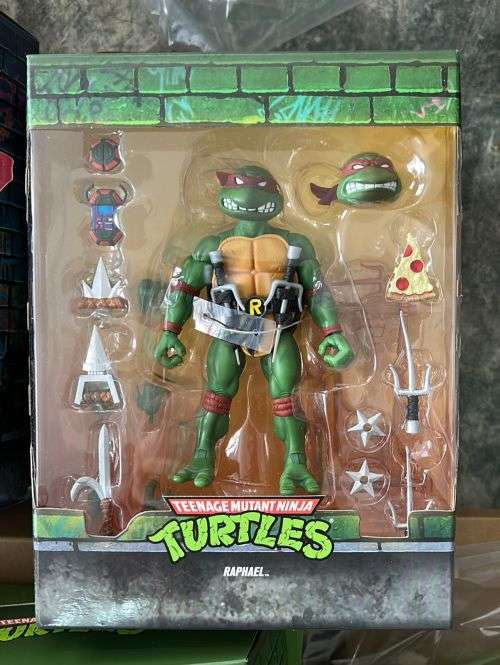 Raphael TMNT Teenage mutant ninja turtles vintage Super 7 Ultimates Action Figure