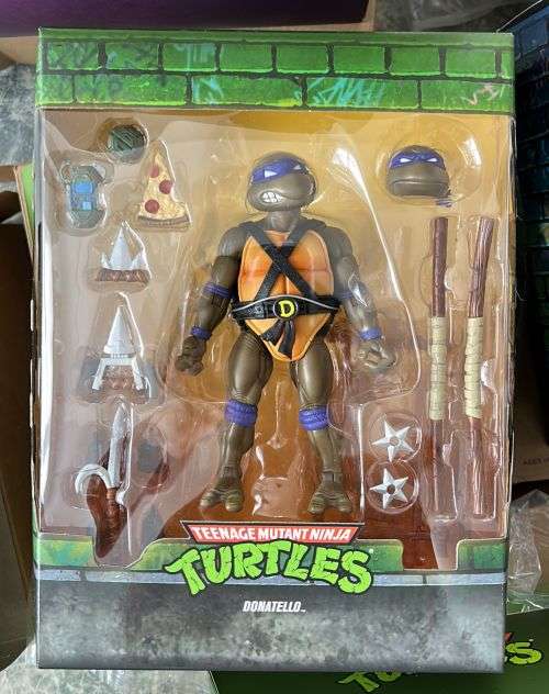 Donatello TMNT Teenage mutant ninja turtles vintage Super 7 Ultimates Action Figure