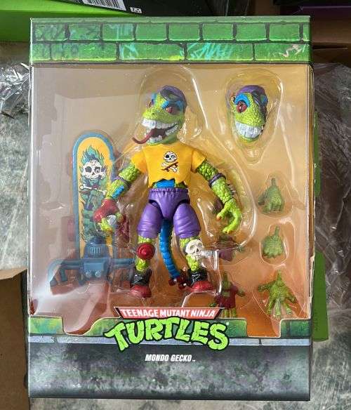 Mondo Gecko TMNT Teenage mutant ninja turtles vintage Super 7 Ultimates Action Figure