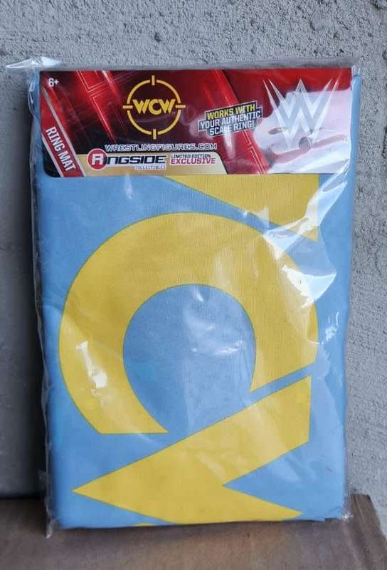 WCW original Mat Ringside collectibles authentic scale ring newElite Action Figure 7`WWE