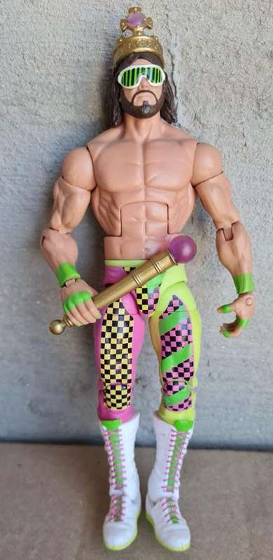 WWE WWF MACHO KING RANDY SAVAGE Elite HALL OF FAME Target HOF Loose Action Figure 7`Mattel
