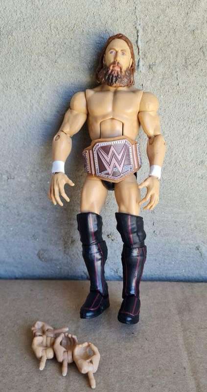 WWE WWF Daniel Bryan Elite Wrestling Figure Series 73 Loose Action Figure 7`Mattel
