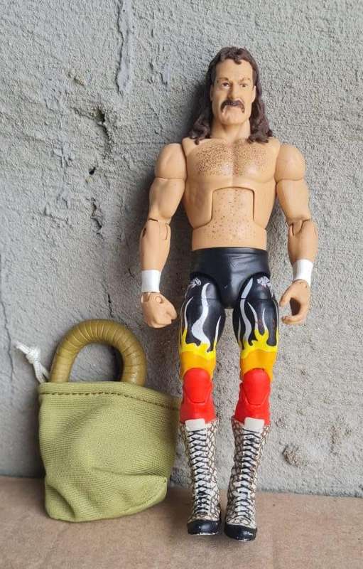 WWE WWF Jake The Snake Roberts Legends Series 13 Elite Loose Action Figure 7`Mattel