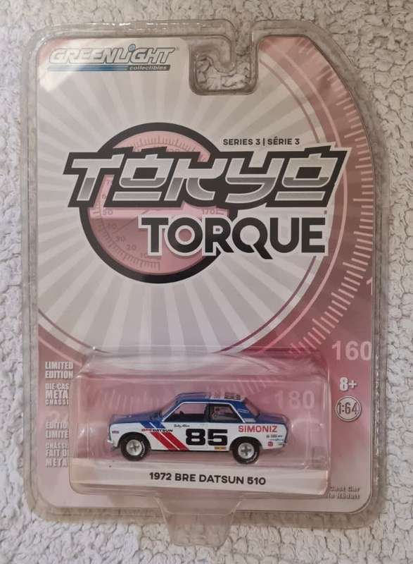 Tokyo torque Datsun 510 greenlight Hotwheels Hot wheels Matchbox Majorette 1:64 real riders
