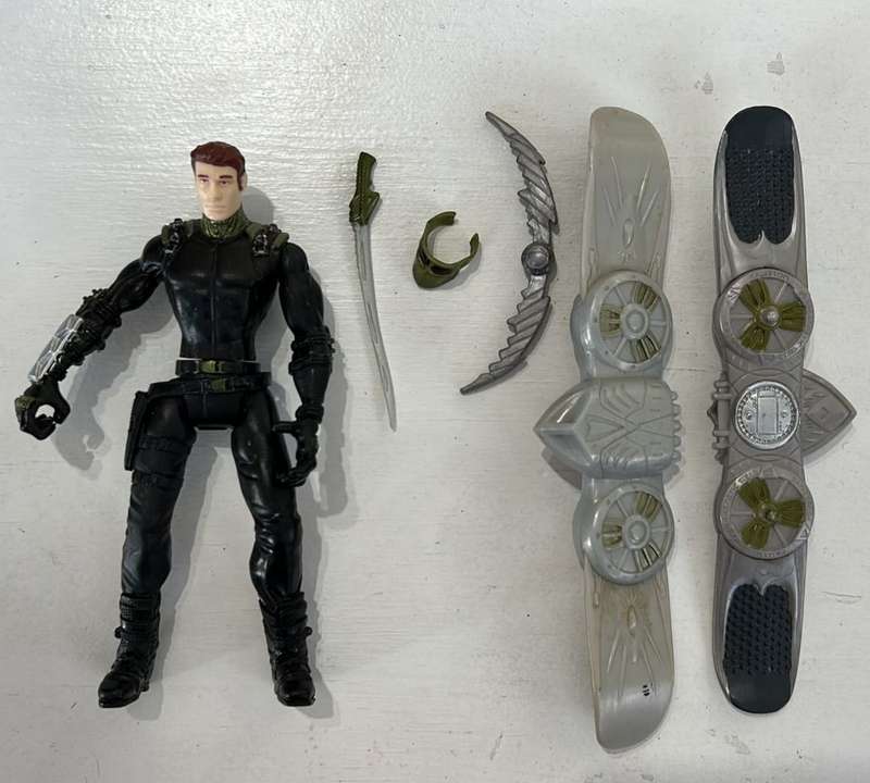 Spider-Man 3 New Goblin Harry Osborn w glider sky stick 5" inch action figure