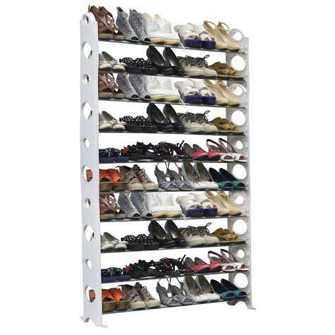 10 Tier Shoe Rack | Fine Living