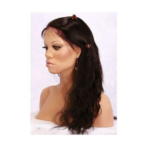 100% Top Grade Indian Remy Hair Full Lace Wig 18inch