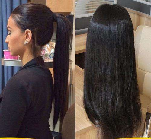 24inch Full Lace wig Virgin Brazilian Hair Straight