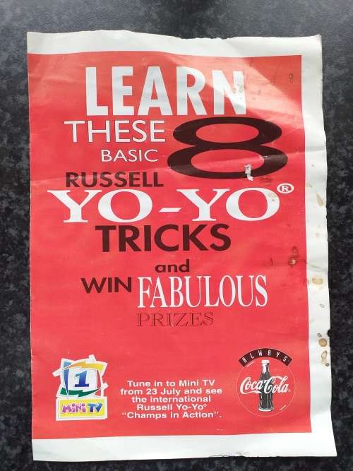 Russel yo-yo and trick pamflet. For Ag Pleez Daddy ONLY