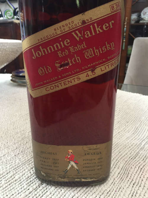 Collectible Johnny Walker 4.5L Red Label Whiskey