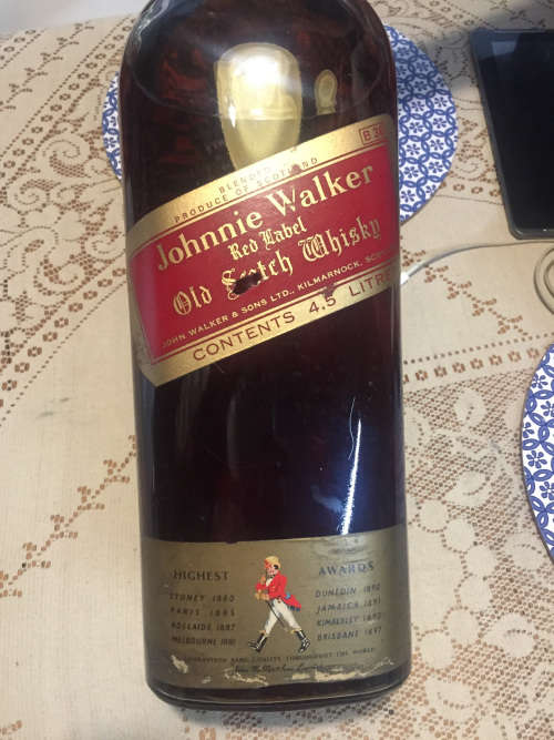 Collectible Johnny Walker 4.5L Red Label Whiskey