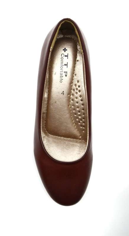 TTP COMFORT BWN182-1 WOMEN SIMPLY AND CLASSIC WEDGE HEEL PUMPS.